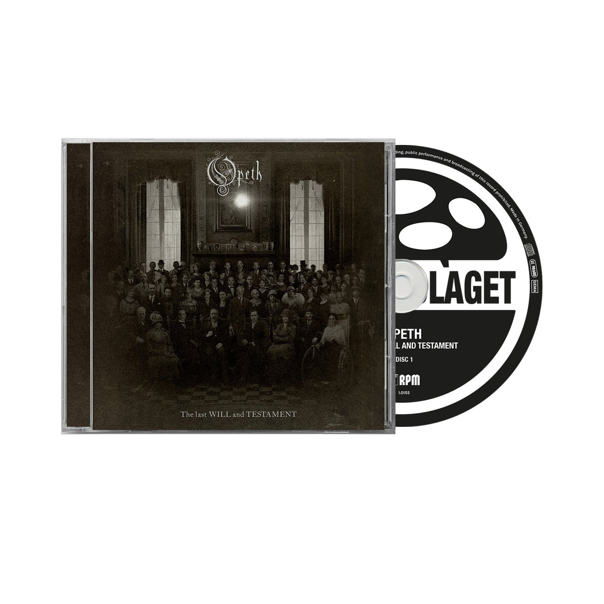 The Last Will and Testament　Opeth　2LP Opeth - The Last Will and Testament 2LP White Gold Black