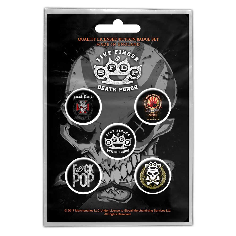 Buttons - Five Finger Death Punch - Logos