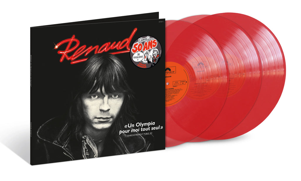 Renaud - Un Olympia Pour Moi Tout Seul (3LP)(Red)