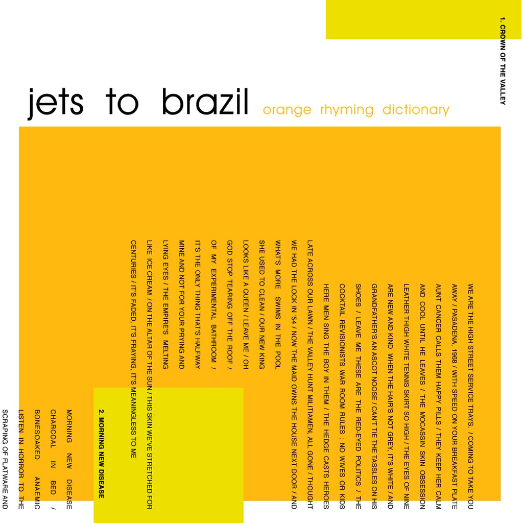 Jets To Brazil - Orange Rhyming Dictionary (2LP)