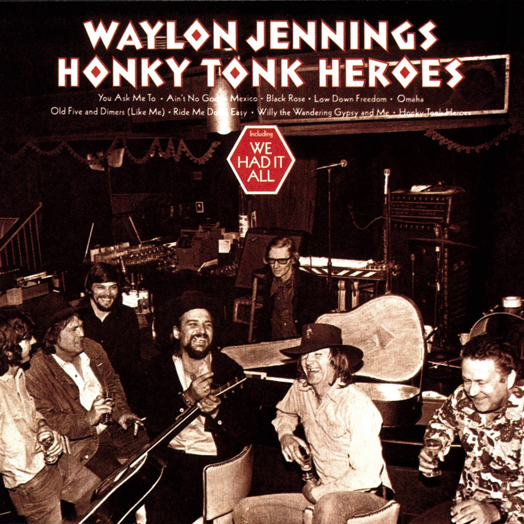 Waylon Jennings - Honky Tonk Heroes (Coloured)