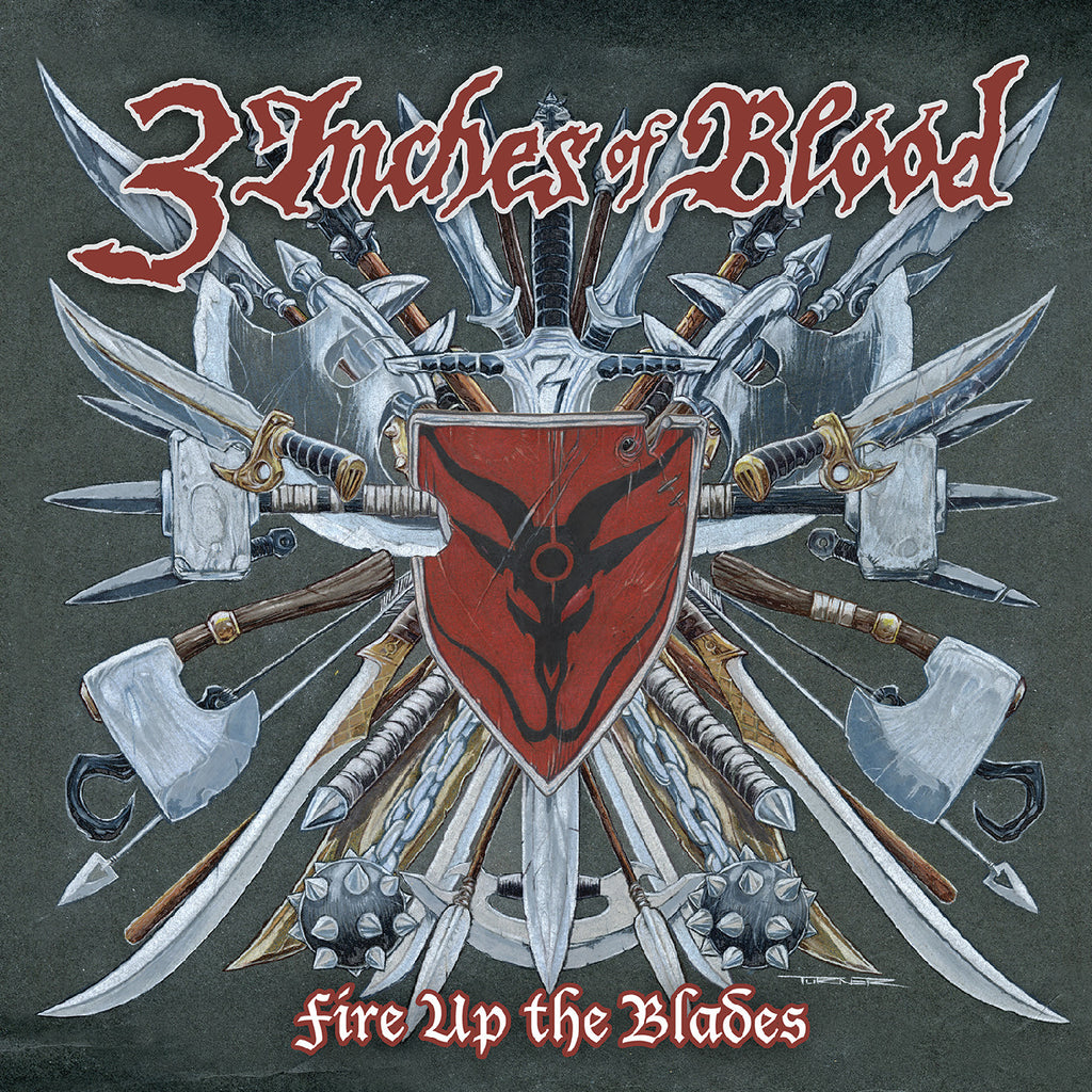 3 Inches Of Blood - Fire Up The Blades (2LP)(Coloured)