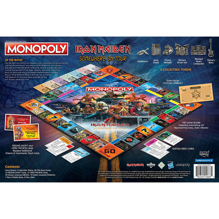 Board Game - Monopoly - Iron Maiden