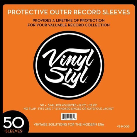 Vinyl Styl - 12" LP Outer Sleeves (Clear)(50)