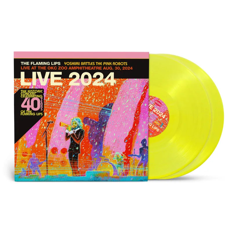 Flaming Lips - Yoshimi Battles The Pink Robots: Live (2LP)(Yellow)