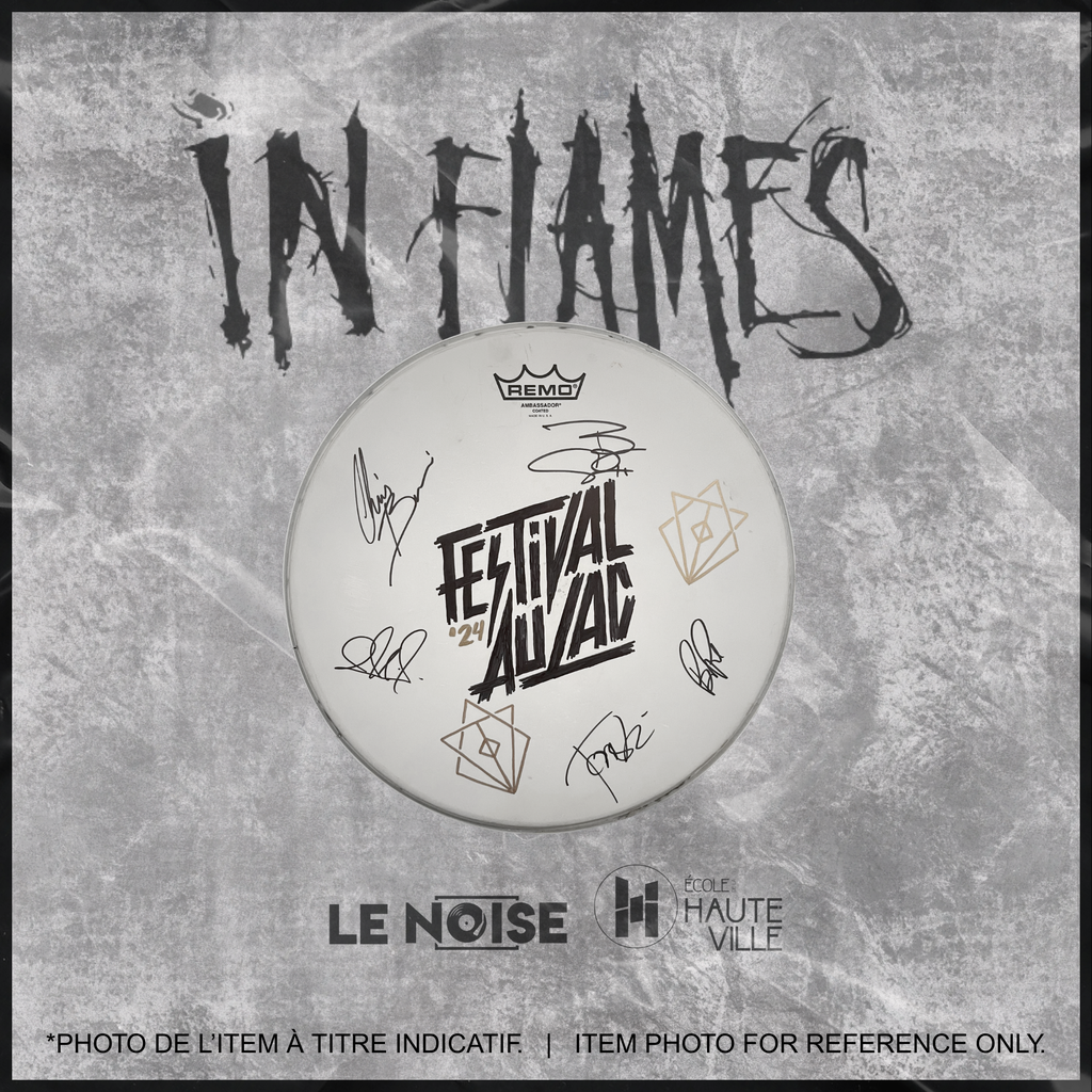 Autographed Drumhead - In Flames - Peau Autographiée