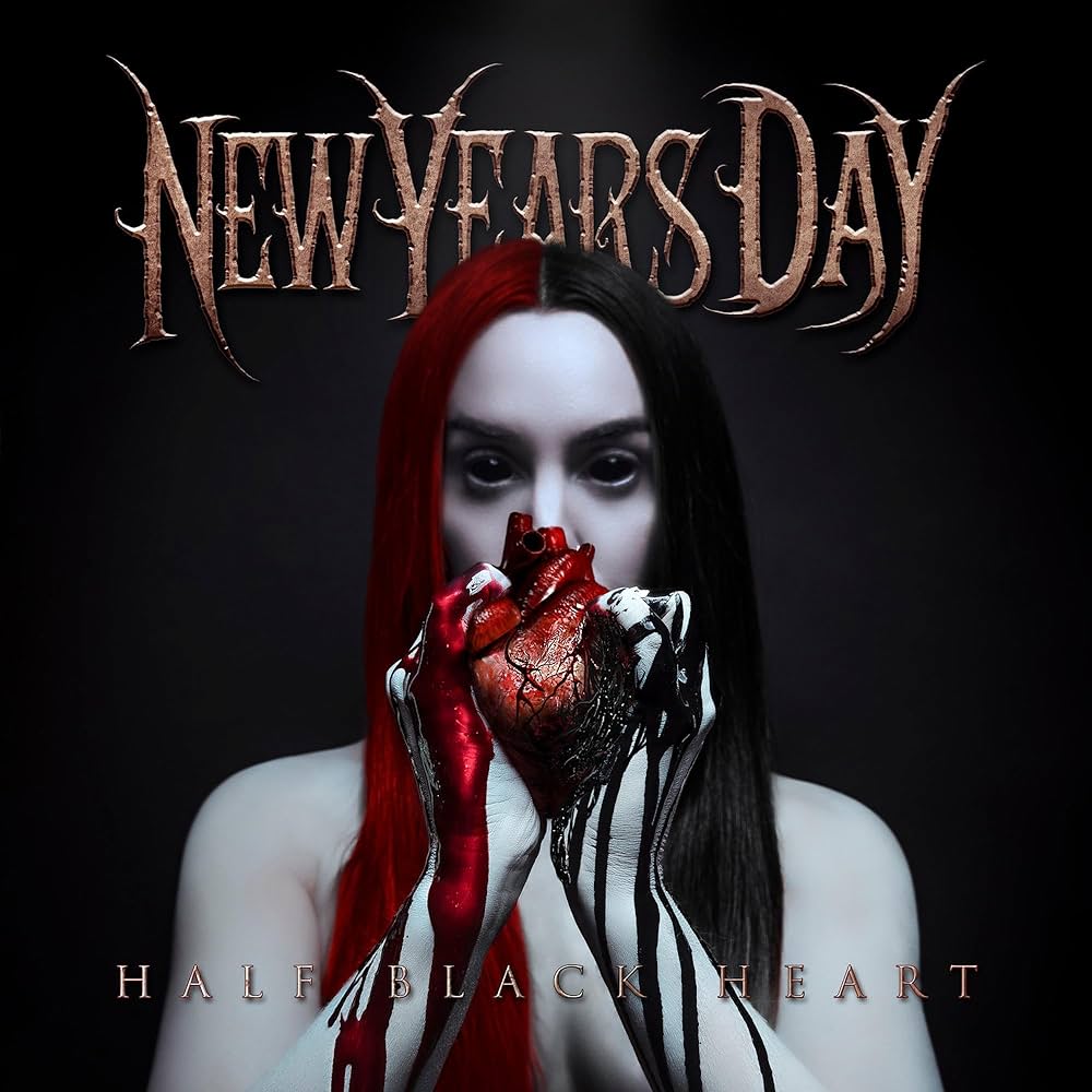 New Years Day - Half Black Heart (Silver)