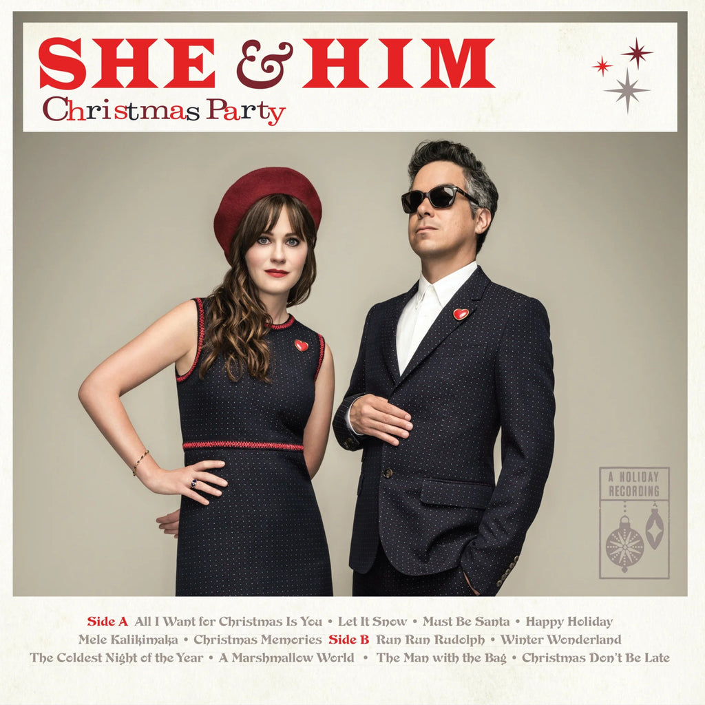 She & Him - Christmas Party (Coloured)