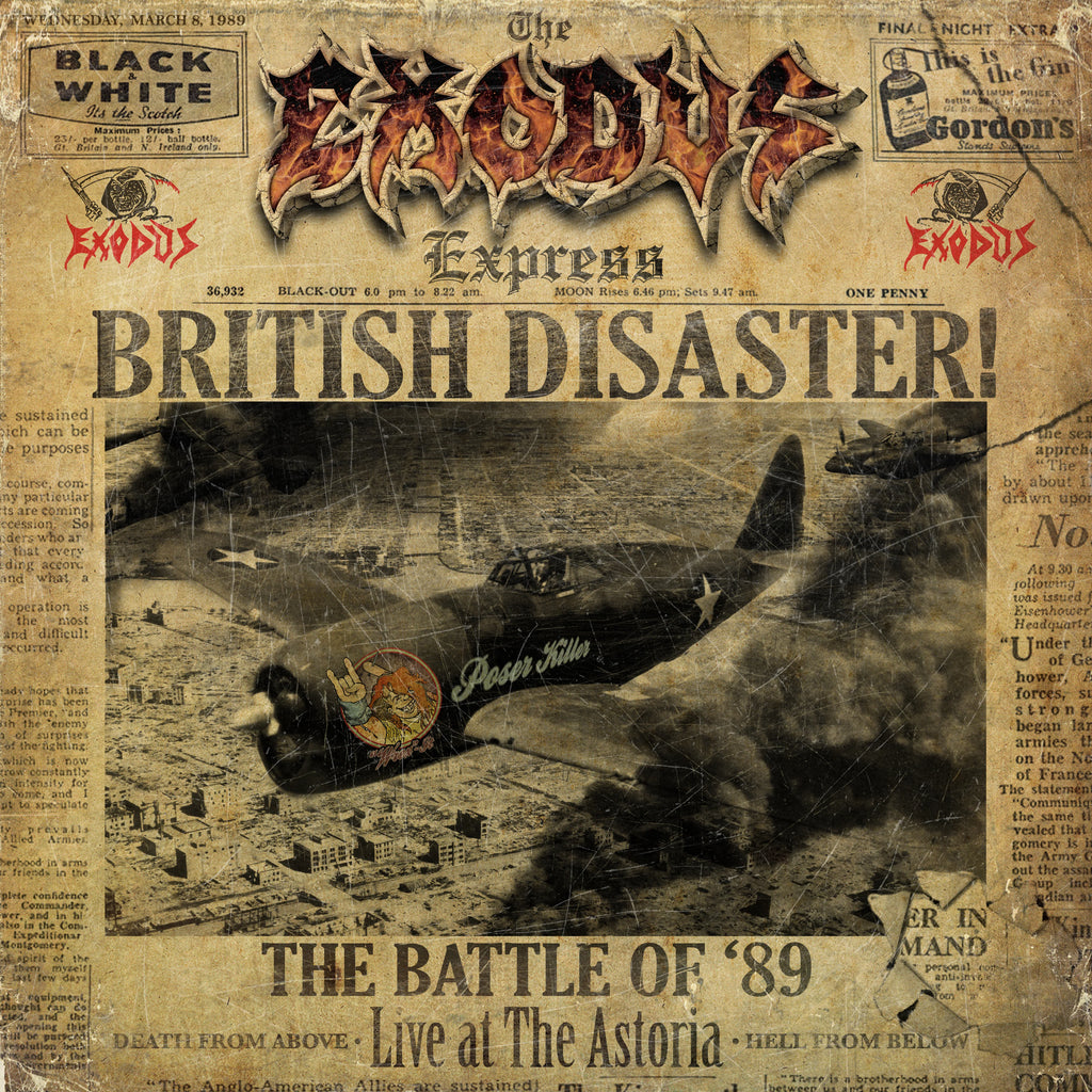 Exodus - British Disaster: The Battle Of '89 (2LP)(Gold)
