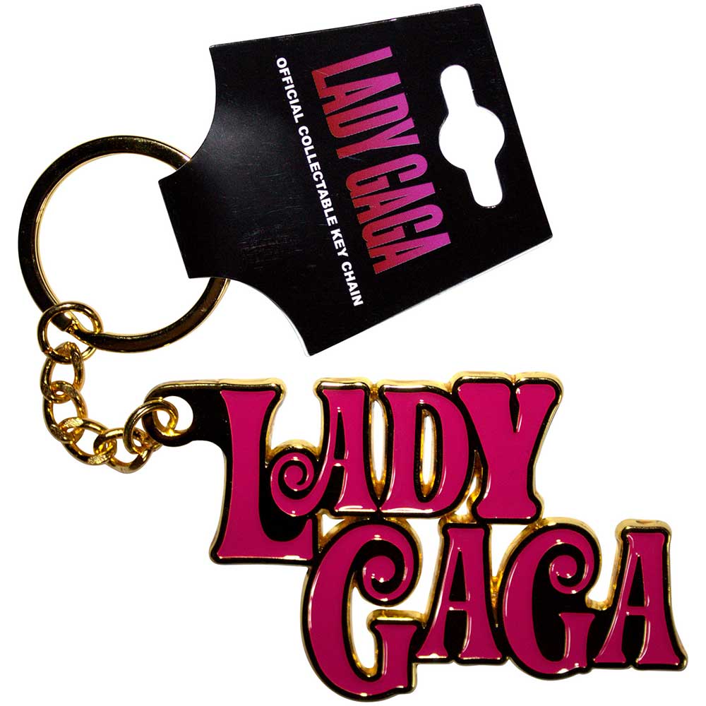 Keychain - Lady Gaga - Swirly Logo