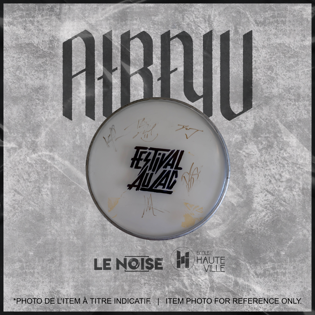 Autographed Drumhead - Atreyu - Peau Autographiée