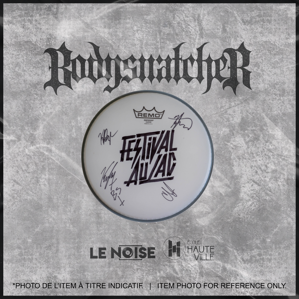 Autographed Drumhead - Bodysnatcher - Peau Autographiée