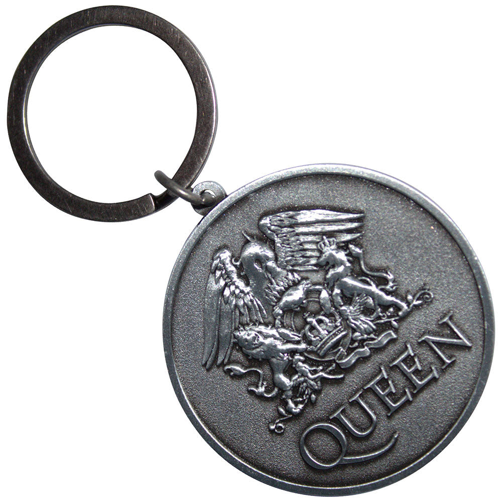 Keychain - Queen - Silver Crest