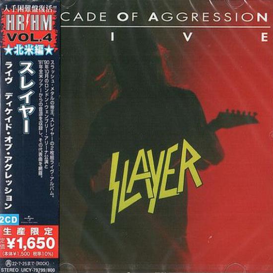 Slayer - Live: Decade Of Aggression (2CD)(Japan)