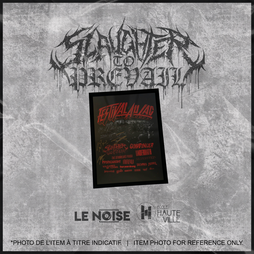 Autographed Poster - Slaughter To Prevail - Affiche Autographiée