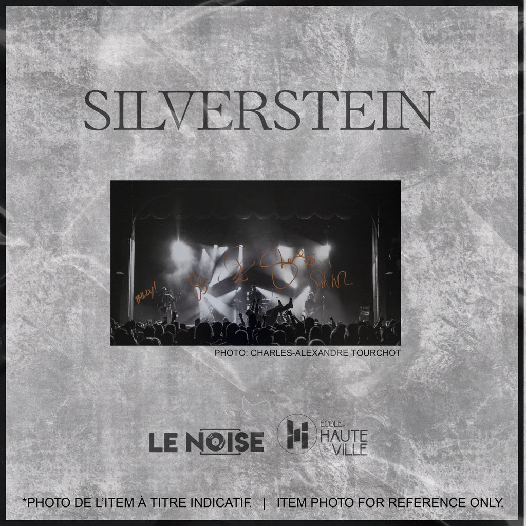 Autographed Picture - Silverstein - Photo Autographiée