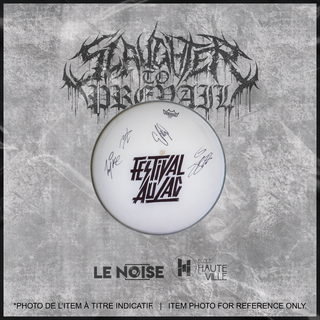 Autographed Drumhead - Slaughter To Prevail - Peau Autographiée