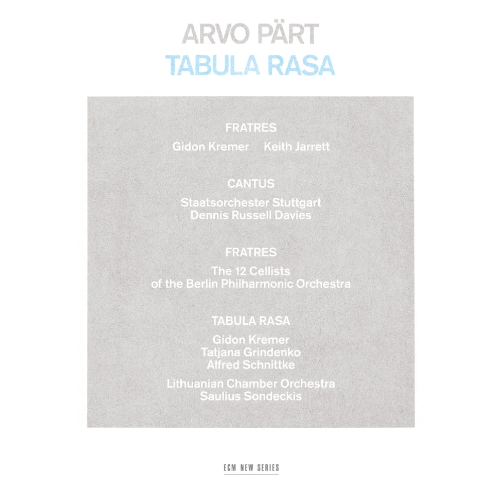 Arvo Part - Tabula Rasa