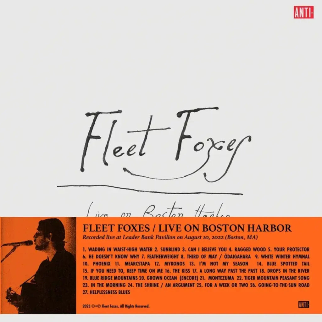 Fleet Foxes - Live On The Boston Harbor (3LP)