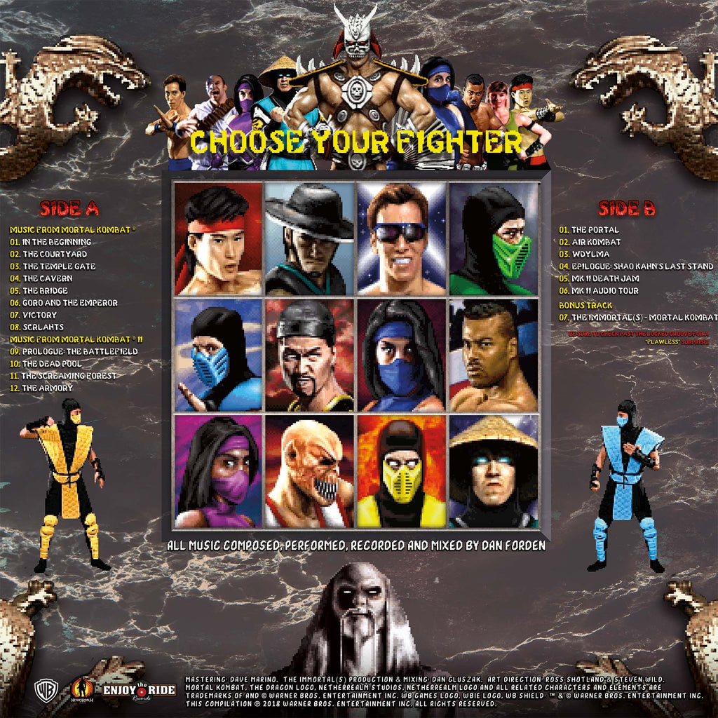 OST - Mortal Kombat 1 & 2 (Coloured)