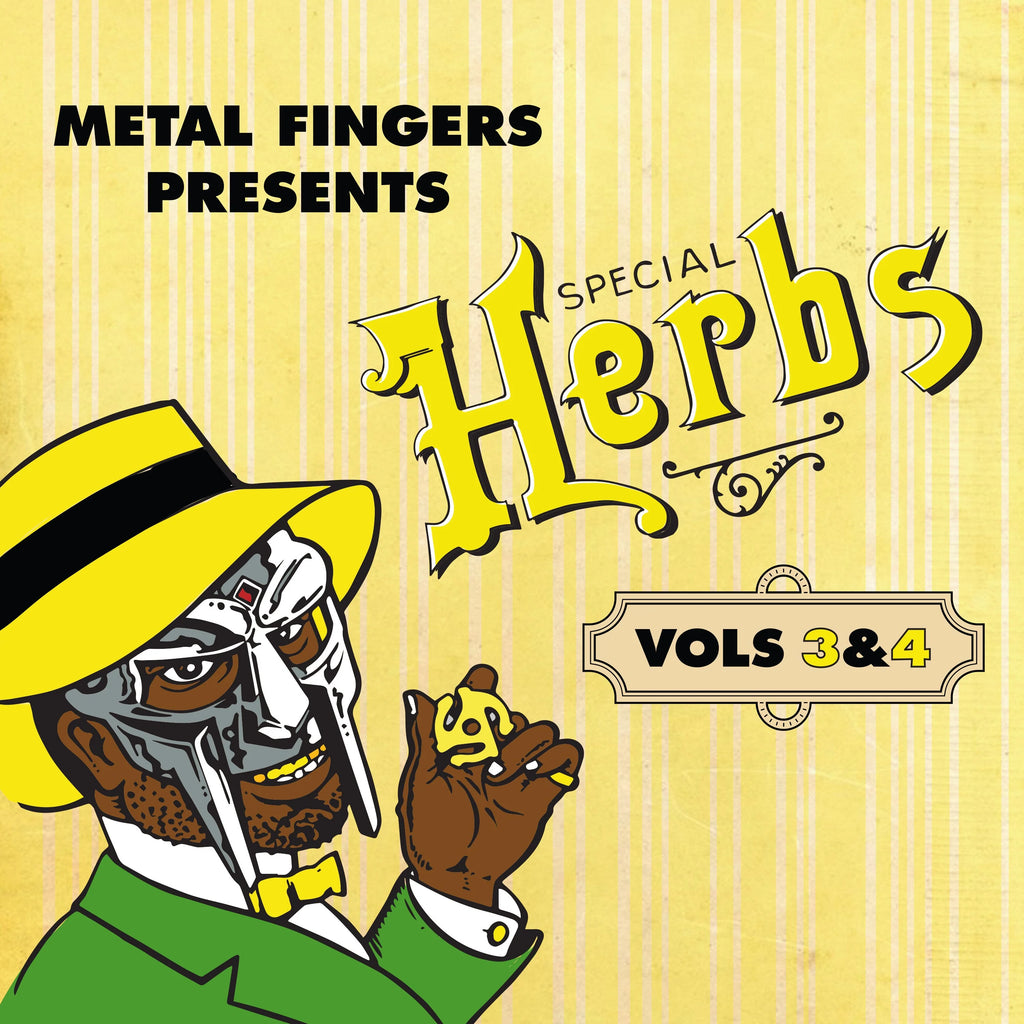 MF Doom - Metal Fingers Presents: Special Herbs Vol. 3 & 4 (2LP)(Yellow)
