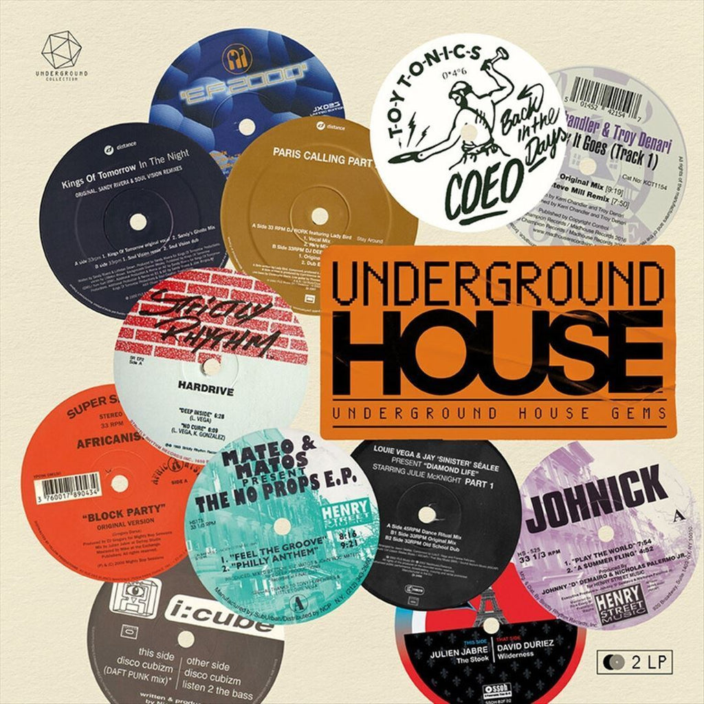 Various Artists - Underground House Gems (2LP)