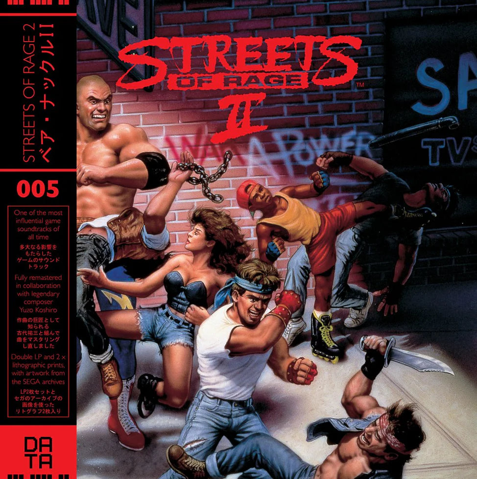 OST - Streets Of Rage II (2LP)(Clear)