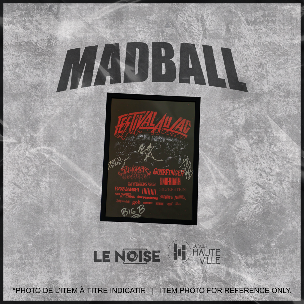 Autographed Poster - Madball - Affiche Autographiée