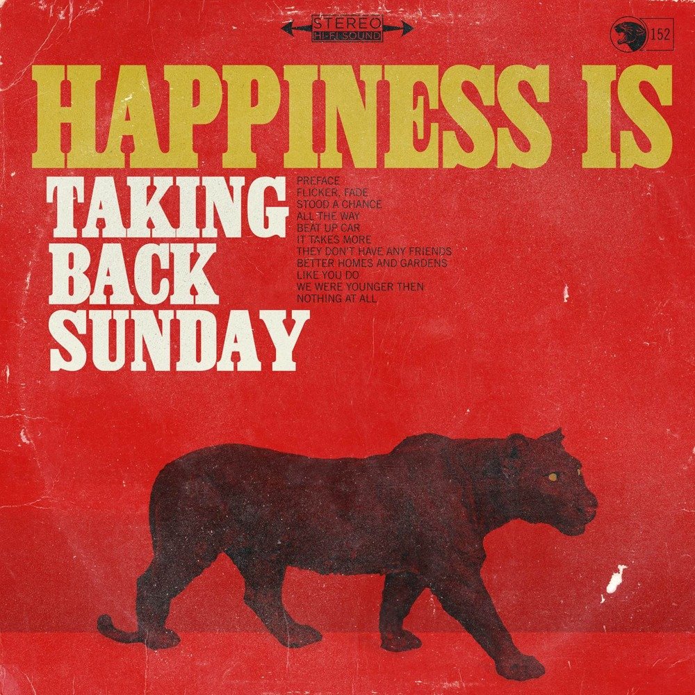 Taking Back Sunday - Happiness Is (Red)