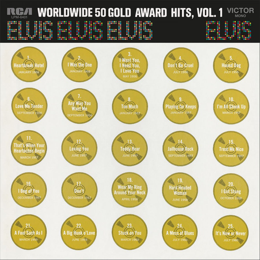 Elvis Presley - Worldwide 50 Gold Award Hits Vol, 1 (4LP)(Coloured)