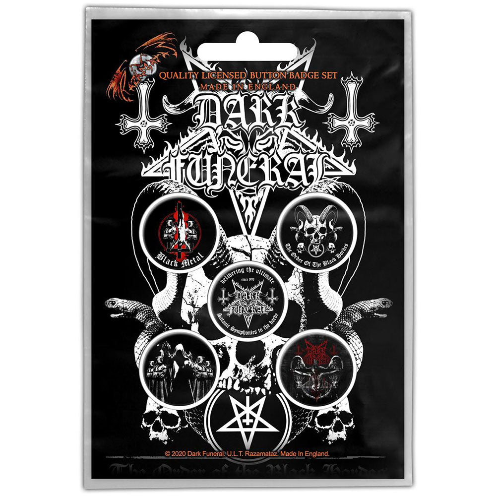 Buttons - Dark Funeral - Black Hordes