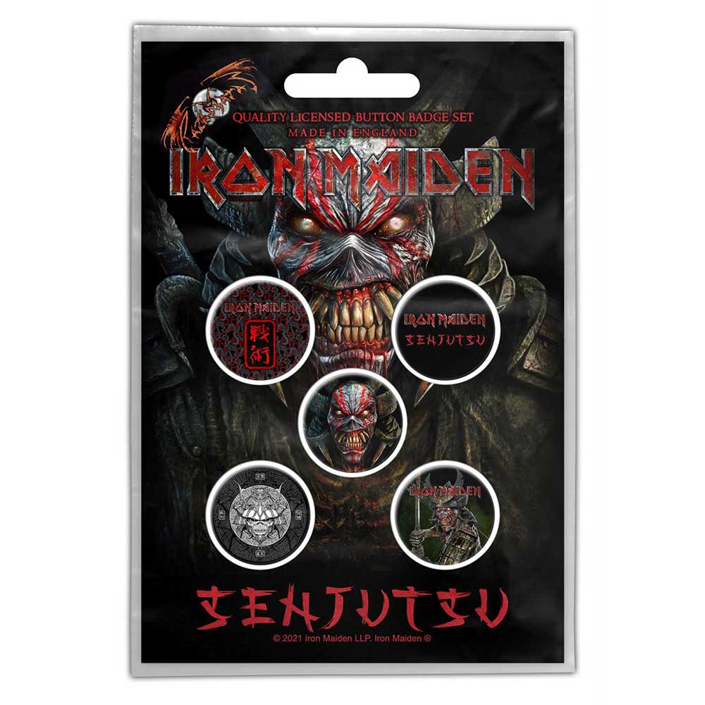 Buttons - Iron Maiden: Senjutsu