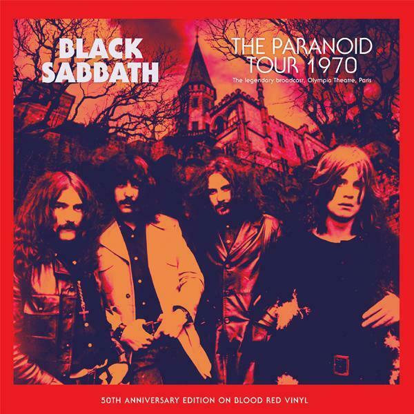 Black Sabbath - The Paranoid Tour 1970 (Red)