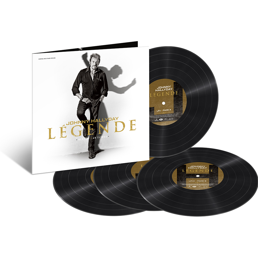 Johnny Hallyday - Légende: Best Of, 40 Titres (4LP)