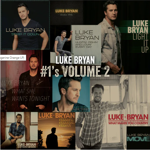 Luke Bryan - #1's Vol. 2 (Coloured)