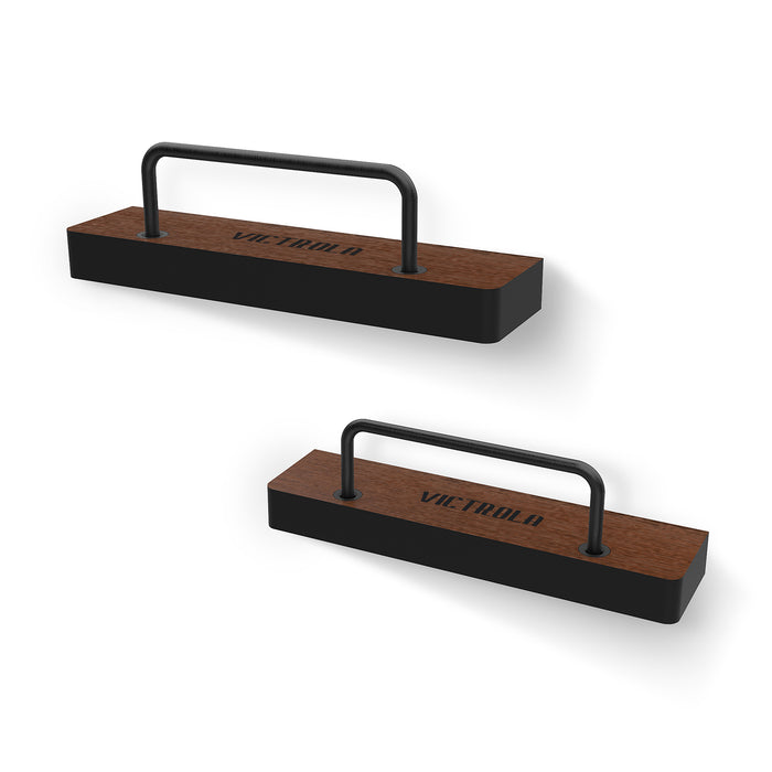 Victrola - Vinyl Record Display Wood & Metal Shelves