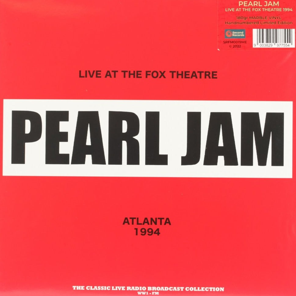 Pearl Jam - Live At the Fox Theatre, Atlanta, GA 1994 (Red)
