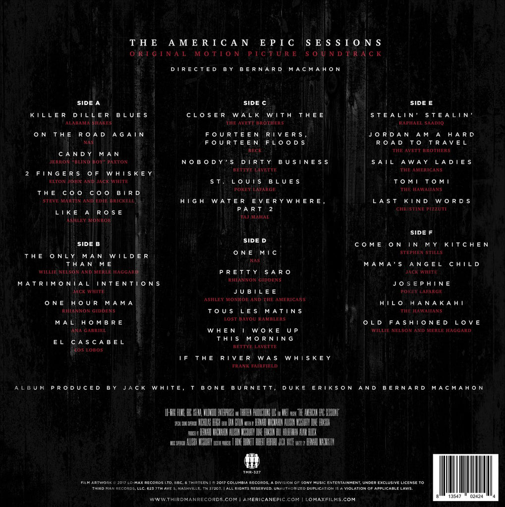 Various Artists - American Epic: The Sessions (3LP)